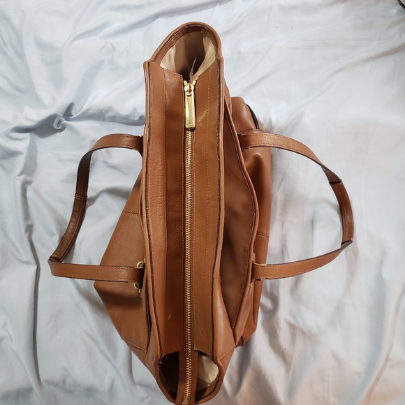 COACH brown leather tote - Picture 7 of 13